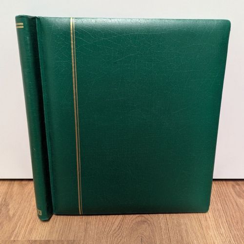 SCHAUBEK Klemmbinder Leder grün- hochwertig und exklusiv! - gebraucht