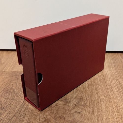 Lindner FDC Album rot mit Schutzkassette - gebraucht