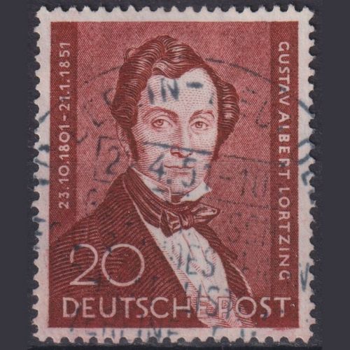 Berlin Michel Nr. 74 gestempelt Vollstempel - Albert Lortzing