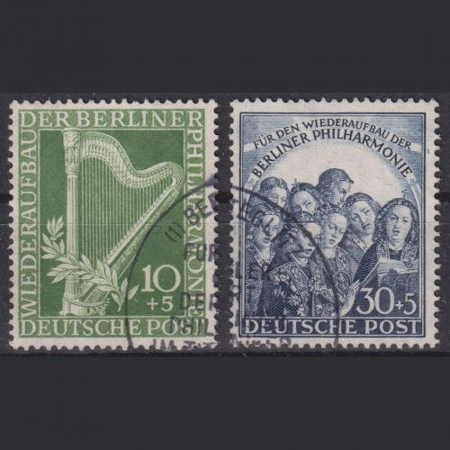 Berlin, Michel Nr. 72-73 gestempelt - Berliner Philharmonie
