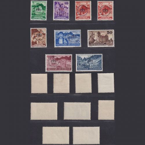 Liechtenstein 1937 - Dienstmarken D 20-27 postfrisch