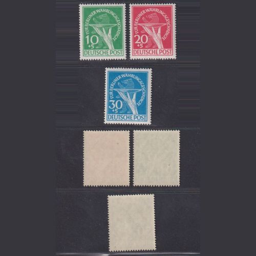 Berlin, Michel Nr. 68-70 postfrisch - Währungsgeschädigte