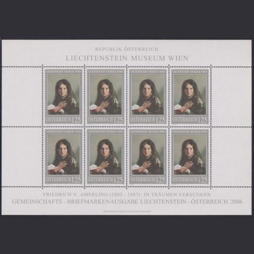 ÖSTERREICH MiNr. 2574 Kleinbogen postfrisch - Gemälde von Amerling