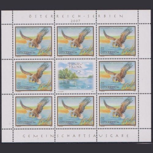 ÖSTERREICH MiNr. 2683 Kleinbogen postfrisch - Seeadler