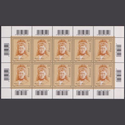 ÖSTERREICH MiNr. 2827 Kleinbogen postfrisch - 20. Jahrestag Grenzöffnung