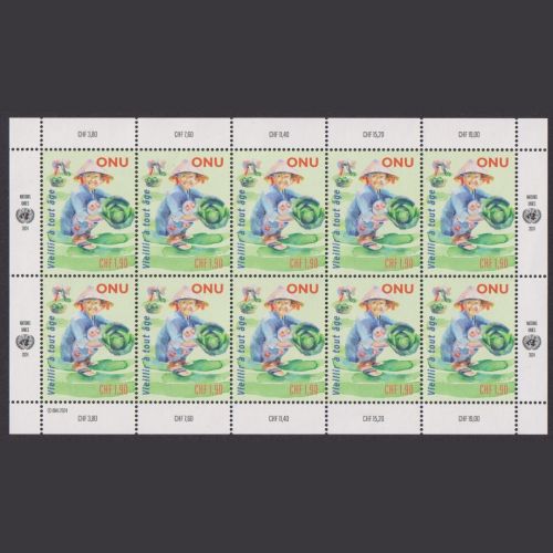 Uno Genf MiNr. 1252 Kleinbogen postfrisch - Internationaler Tag der älteren Generation