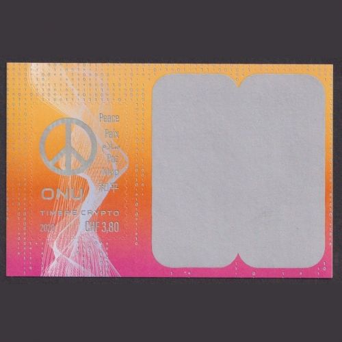 Uno Genf 2022 MiNr. 1193 Block 68 postfrisch - Marke mit Hologrammfolie