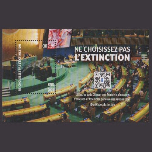 Uno Genf 2023 MiNr. 1221 Block 70 postfrisch - Maßnahmen gegen den Klimawandel