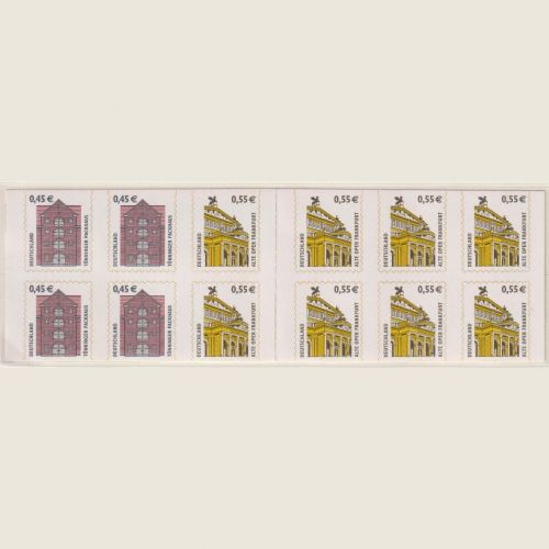 BUND Markenheftchen MH 50 a BI PF PLF V - Feld 3 postfrisch