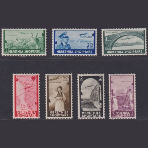 Albanien MiNr. 313-19 postfrisch - Flugpostmarken