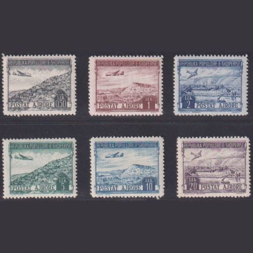 Albanien MiNr. 489-94 postfrisch - Flugpostmarken