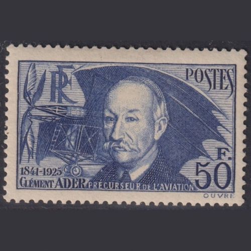 Frankreich MiNr. 425 b postfrisch - Flugpionier Clément Ader Avion III