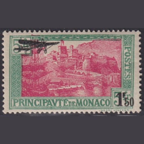 Monaco MiNr 137 ungebraucht - Flugpost Aufdrucke