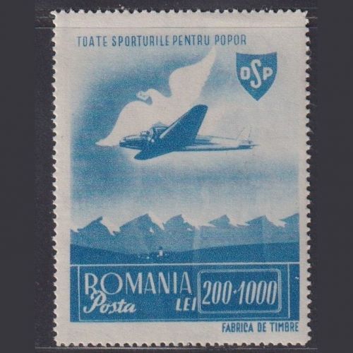 Rumänien MiNr 884 postfrisch - Volkssport Flugpost