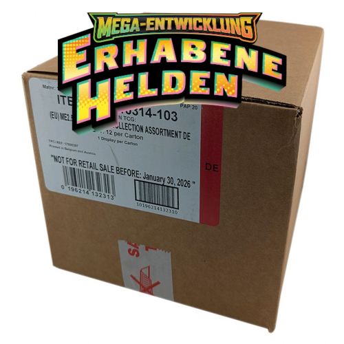 Pokemon ERHABENE HELDEN Tech Sticker Kollektion Display | Deutsch OVP Neu | Versand heute!
