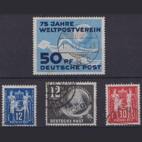 DDR, Jahrgang 1949 gestempelt 242, 243-44, 245