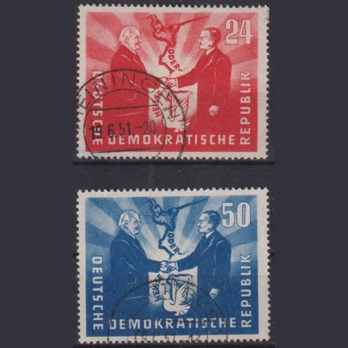 DDR, MiNr. 284-285 gestempelt - Deutsch-Polnische Freundschaft