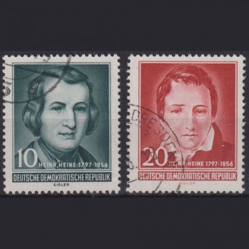 DDR, MiNr. 516-517 gestempelt - Heinrich Heine