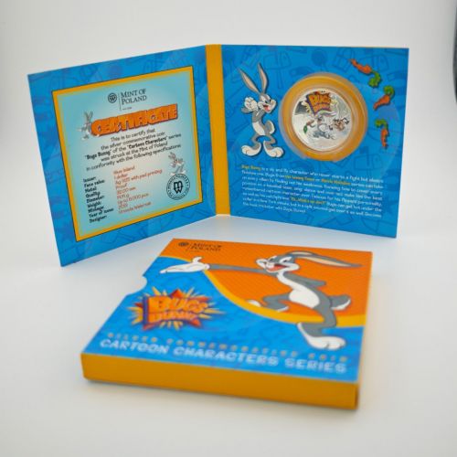 Niue 1 Dollar 2013 | Bugs Bunny Warner Bros. | Box + CoA