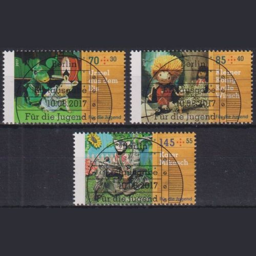 Bund, Nr. 3325-3327 gestempelt ESST BERLIN - Augsburger Puppenkiste