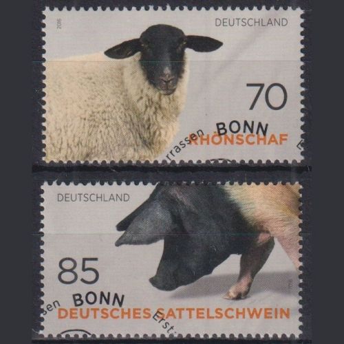 Bund, MiNr. 3261-3262 gestempelt - Einzelmarken aus Block 81