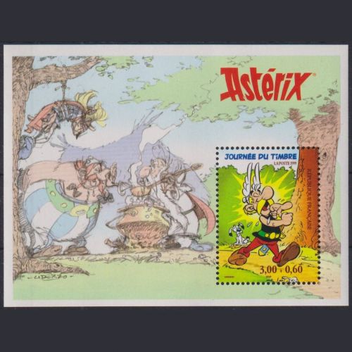 Frankreich Block 19 postfrisch | Tag der Briefmarke Asterix