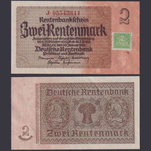 SBZ 2 Mark 1948 SBZ-2c Ro.331c P#2 - Kuponausgaben zur Währungsreform