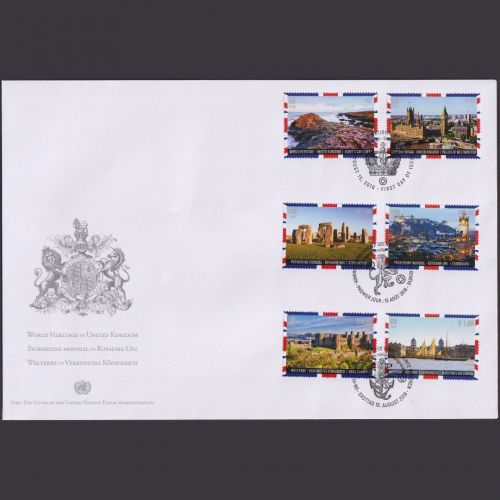 UNO Trio Brief | FDC 2018 | Unispace+50 | Genf Wien New York