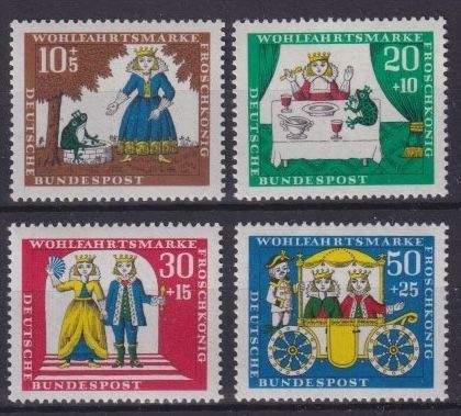 Bund, Michel Nr. 523-526 postfrisch - Froschkönig