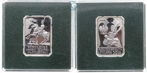 Polen 10 Zloty 2010 MW PP | Szwoleżer Gwardii Cesarza Napoleona I