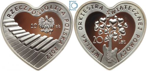 Polen 10 Zloty 2012 MW PP | Great Orchestra of Christmas Charity