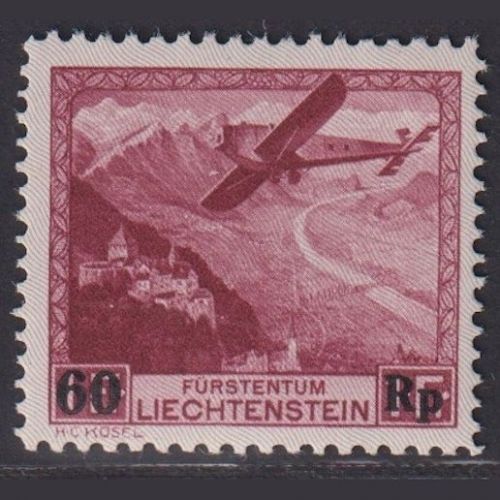 Liechtenstein 1935 - Nr. 148 postfrisch - Postflug Vaduz–Altenrhein–Innsbruck