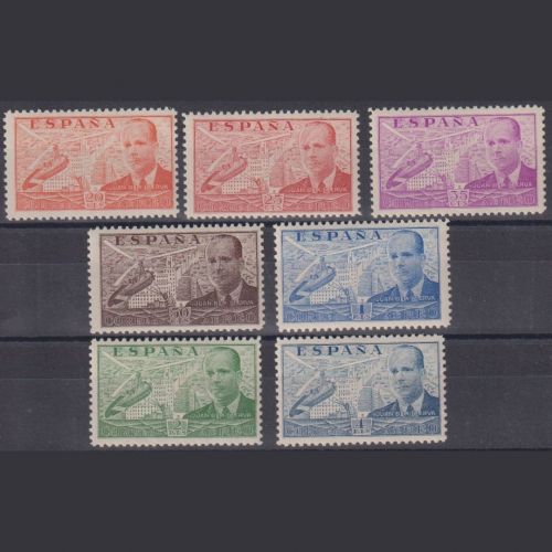 Spanien Michel Nr. 821-827 postfrisch - Todestag von Juan de la Cierva
