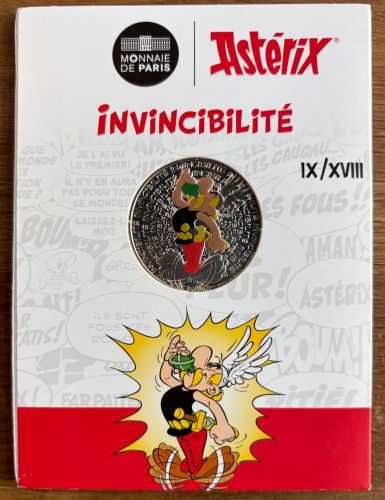 FRANKREICH 10 Euro 2022 - Asterix "INVINCIBILITÉ" - OVP in Blister IX/XVIII