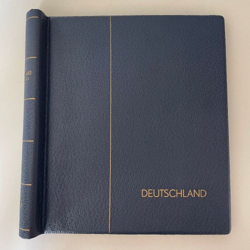 Leuchtturm Klemmbinder Blau unwattiert "Deutschland Bundesrepublik Berlin"