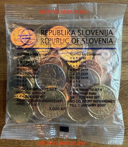 Offizielles Euro Starterkit SLOWENIEN 2007 original ungeöffnet