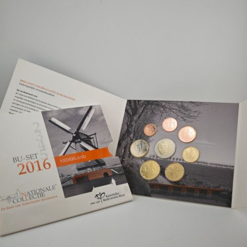 NIEDERLANDE Kursmünzensatz KMS 2016 im original Folder (3,88€)