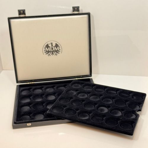 Münzkassette Schatulle für 5 DM Münzen Silbergedenkmünzen - gebraucht