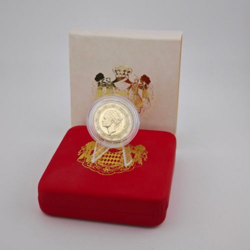 Monaco 2 Euro ST 2007 | 25. Todestag Grace Kelly Fürstin Original | Box + CoA