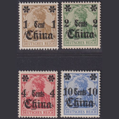 Deutsch Post in China - MiNr. 28-31 postfrisch