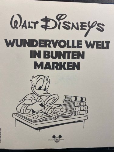 WALT DISNEY Motivsammlung postfrisch - aus Sieger Abo in 2 Lindner Ringbindern