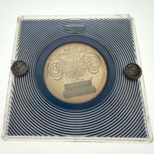 DDR 10 Mark 1982 - Neues Gewandhaus Leipzig - PP original verplombt