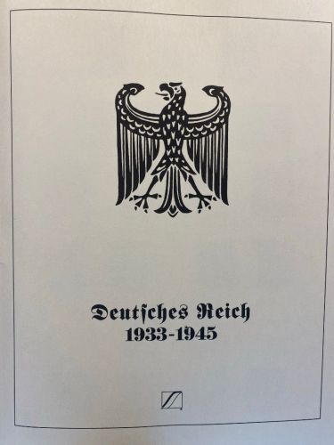 DEUTSCHES REICH 1933-1945 Sammlung gestempelt in Sieger Vordruckalbum