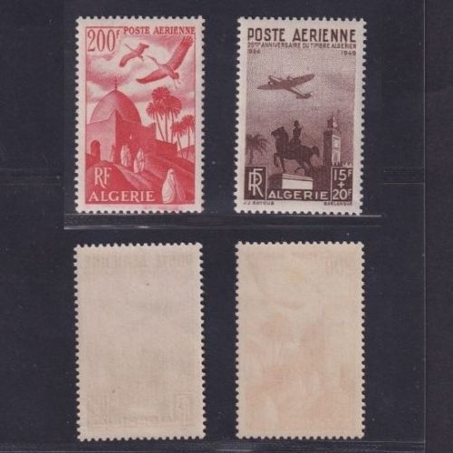Algerien 1949 MiNr. 288 & 289 postfrisch - Flugpostmarken