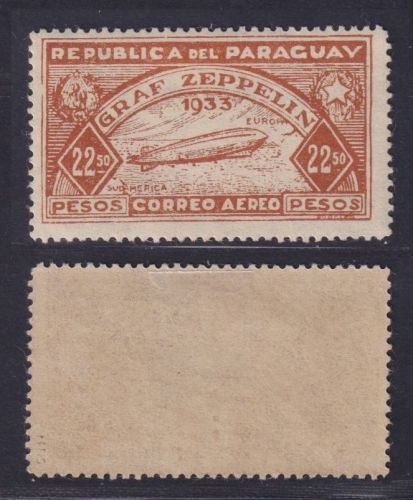 Paraguay 1933 Nr. 417 ungebraucht - Südamerikafahrten Luftschiffes Graf Zeppelin