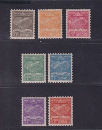 Brasilien 1927 MiNr. C1-7 postfrisch - Ausg. d. Privat Fluggesellschaft Condor