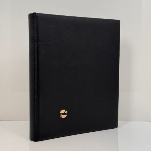 SAFE Coin Combi Münzalbum Ringbinder 709-5 schwarz gebraucht mit 9 Seiten - neuwertig
