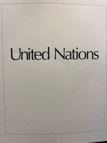UNO New York 1951-2001 postfrische Sammlung komplett auf SAFE Vordruck