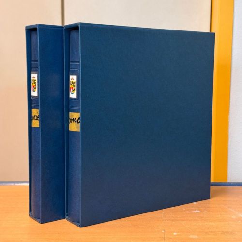 LIECHTENSTEIN Sammlung 1969-1995 postfrisch - in 2 Lindner Ringbindern mit Kassette