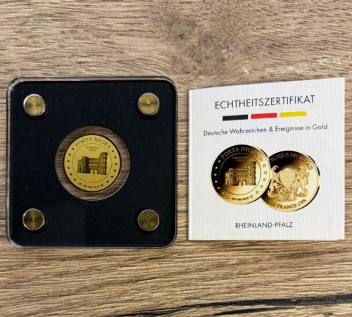 Goldmünze TSCHAD 2020 - 1/500 Oz Gold 999 - Porta Nigra Trier